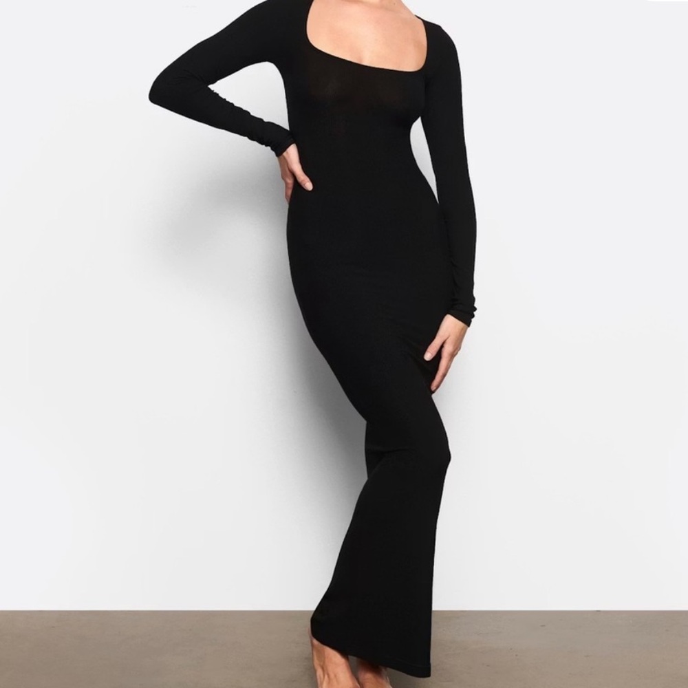 SKIMS soft lounge long sleeve dress